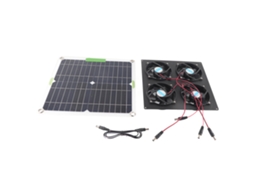 Kit de Ventilador Solar À Prova D'água BRILVIBERA