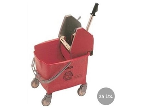 Pack Bravo Balde 25Litros e Prensa Vermelho