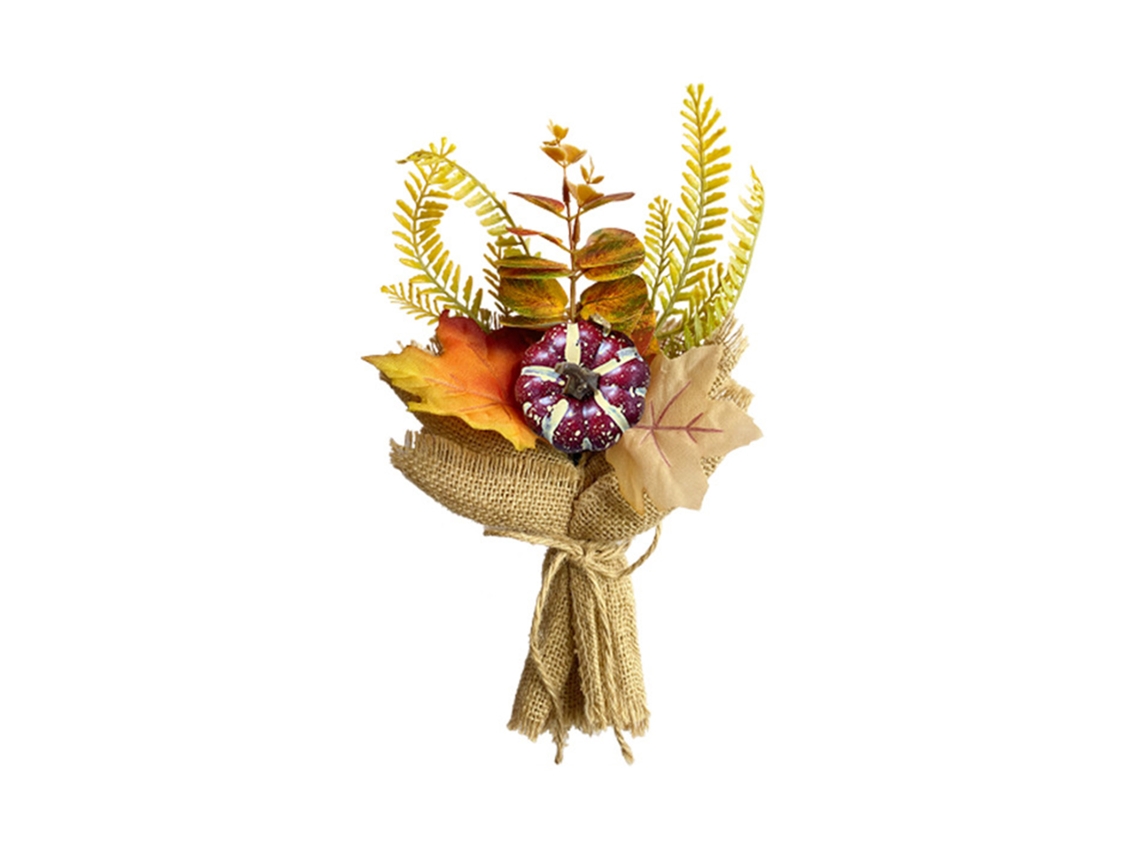 Pack de 3 Ramos de Limone e Girassol com Frutas, Pequeno Bouquet Artificial LAXISCREED