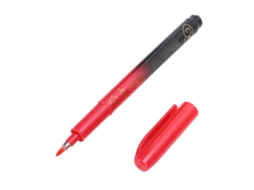 Pluma De Caligrafia Para Iniciantes Com Ponta Suave Tinta Resistente Ao Desbotamento Vermelho Médio Portátil