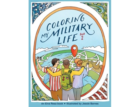 Livro Coloring My Military Life-Book 2 de Barnes e Jessie (Inglês)