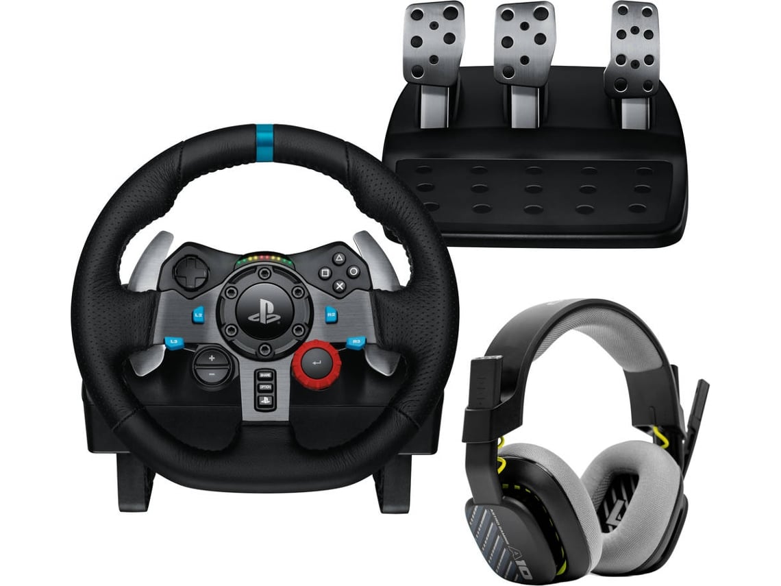Bundle LOGITECH Volante G29 Driving Force + Headset Astro Gaming A10 (Preto)