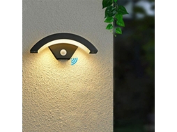 Luminária De Parede Led Exterior Com Sensor De Movimento,detector De Movimento,luz Quente Para Varanda Jardim Pátio Btforus