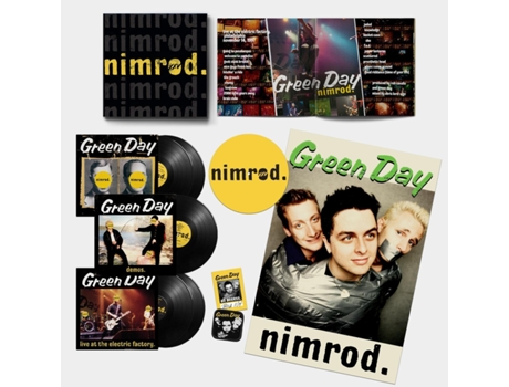 Vinil Green Day Nimrod. Xxv (5Lp Vinil) (Box Set) Edição Deluxe
