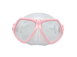Óculos De Mergulho Anti Névoa Silicone Para Crianças E Adultos Rosa