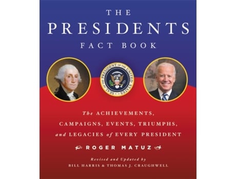 Livro presidents fact book de bill harris,roger matuz,thomas j. craughwell (inglês)