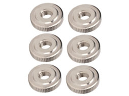 Porcas De Aperto Manual, Porcas De Roda Em Aço Carbono, Porcas De Roda Fêmea, Aço Carbono Niquelado À Mão, 10 Peças