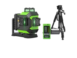 Nível A Laser Verde 3d, Auto Nivelamento De Alta Precisão, Longa Duração Da Bateria,set 4 Oem