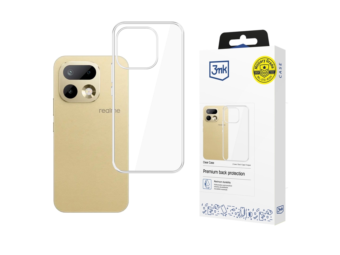 Capa Transparente 3mk Para Realme 16 Pro 5g Com Design Transparente.