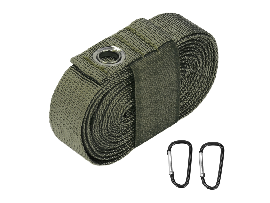 Cinto De Extensão Para Tenda Outdoor Nylon Verde Militar