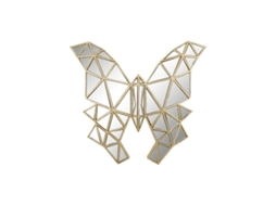 Figura Decorativa DKD HOME DECOR Borboleta Resina Dourado (29,5 x 4 x 28,5 Cm)