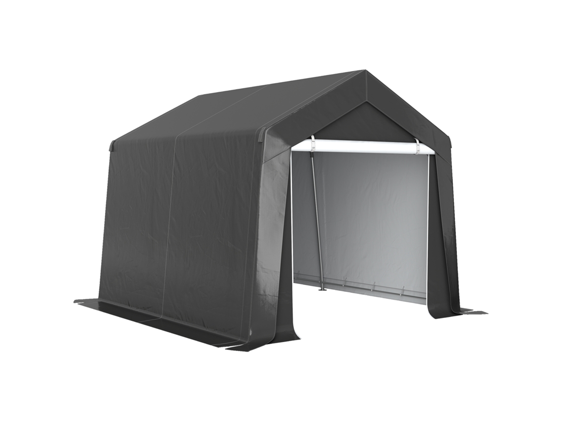 Abrigo de Aço para 3 Contentores 240 Litros VERIDIA CUOM (233x105x118,5/133 Cm)