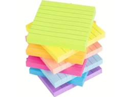 360 Folhas de Papel Coloridas para Anotações, 7, 6 X 7,6 Cm , Autoadesivas, Pequenos Blocos de Notas BRILVIBERA (3 X 3 Polegadas)