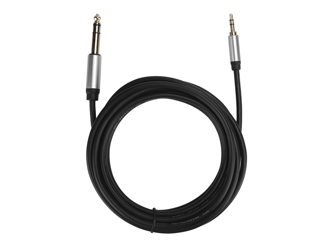 Adaptador De Áudio (conversão 3.5mm Para 6.5mm, Placado A Ouro 24k)