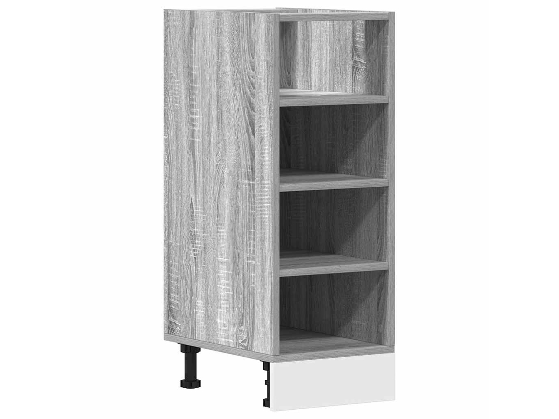 Bottom Cabinet, Bottom Cabinets Vidaxl Cinzeto Madeira Processada (n/a)