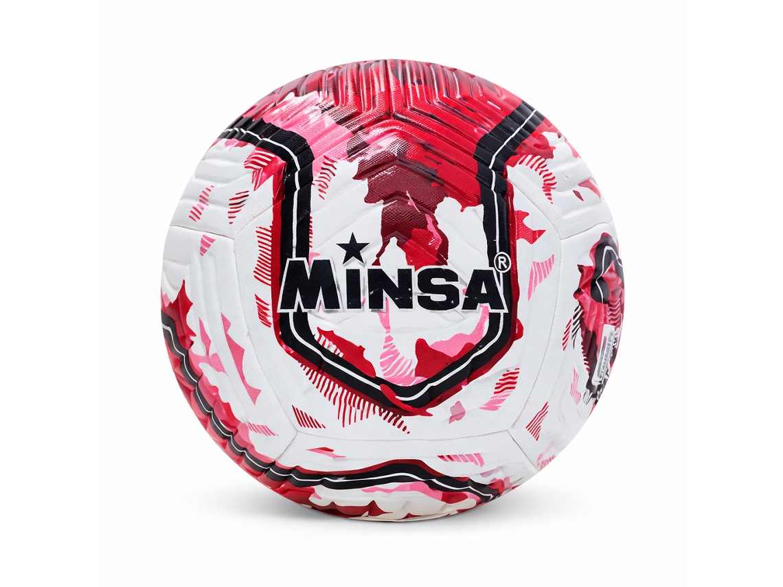 Bola De Futebol - Manchas Minsa 1169 Vermelho