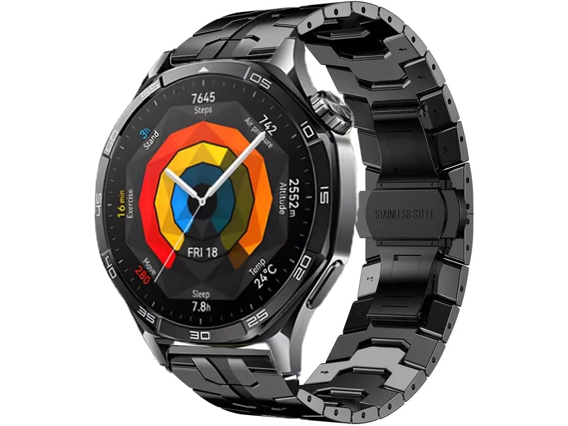 Pulseira de aço inox com 46mm 22mm Alta Qualidade Confortável Durável S/MARCA