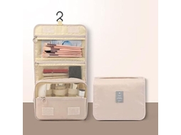 2026 mochila de Toilette Colgante Plegable Impermeable, Bolsa de Maquiagem, Bolsa de Armazenamento Grande para Viagens