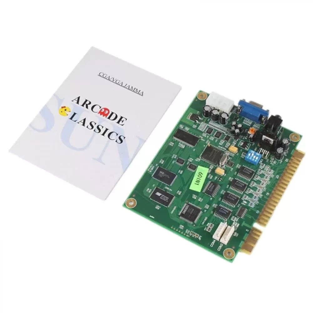 Placa Arcade Vertical Jamma 60 Em 1 Clássicos Arcade Cga/vga Crt/lcd Pcb