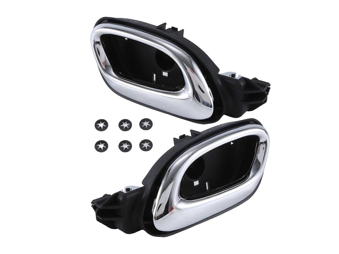 Maçaneta Interna Cromada Para Abertura Da Porta, Lado Esquerdo E Direito, Compatível Com Chevrolet Camaro 2010-2015 (códigos: 20955311 E 2095530_yua