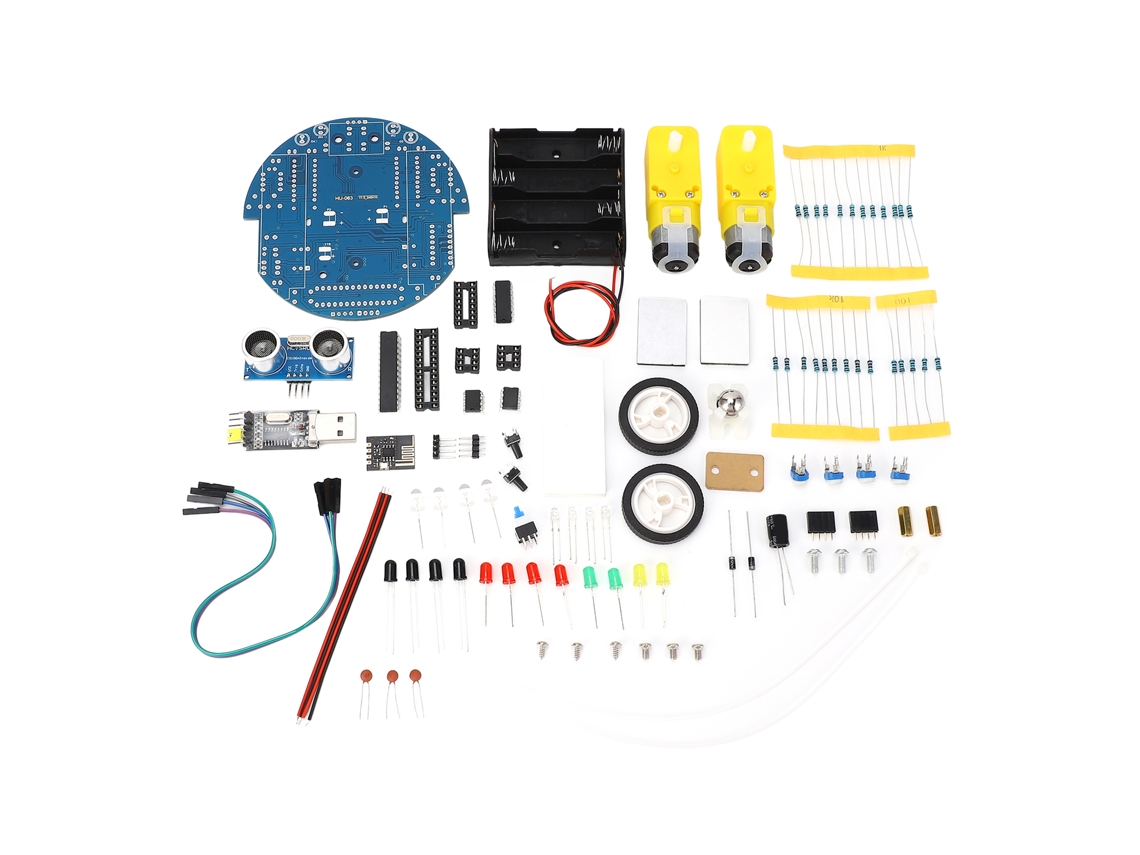 Kit De Carro Inteligente Robot Com Programação Gráfica, Evitação De Obstáculos, Bt Usb