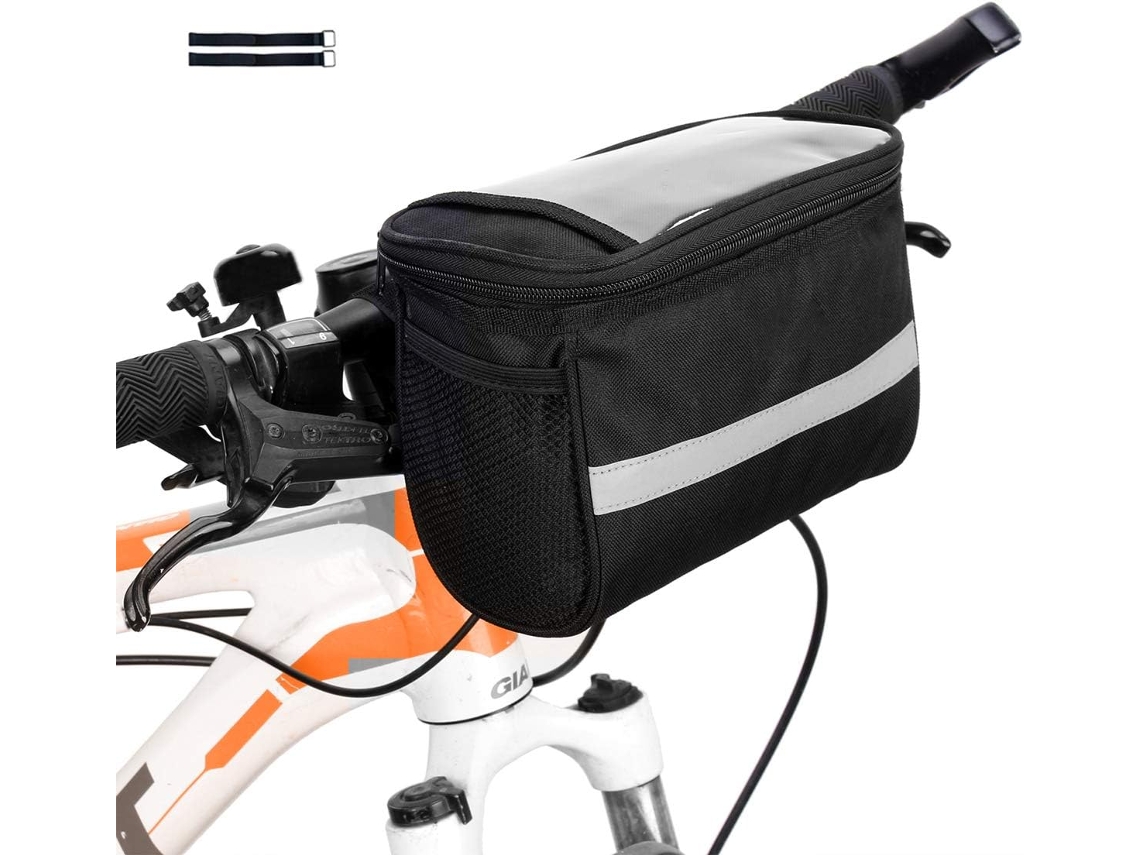 Bolsa AQUAFORGE, Impermeável para Guidão de Bicicleta, para Guardar Celular, Garrafa, Ferramentas e Pequenos Objetos