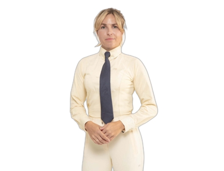 Camisa para Equitação PREMIER EQUINE Mulher (48 - Amarelo)