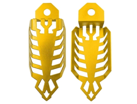 Universal Motorcycle Shock Absorber Protective Cover Front Rear Fork Decors Djkbg