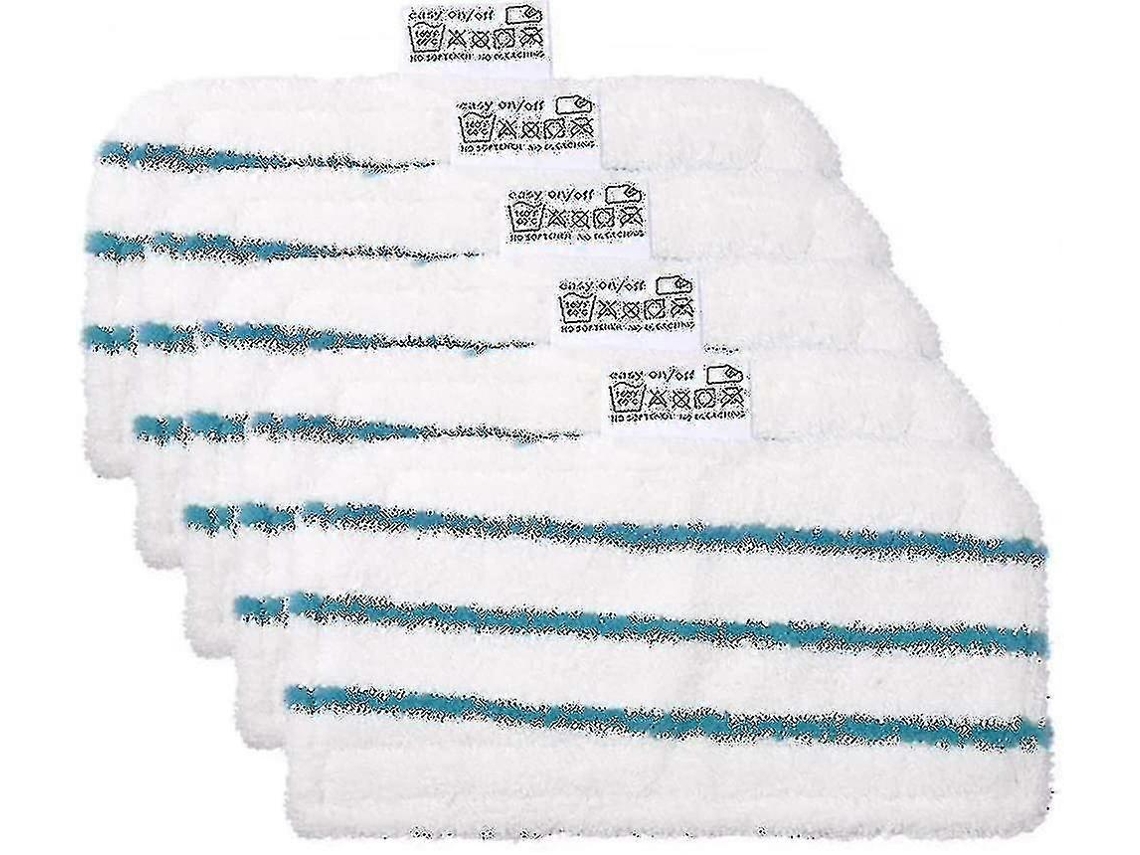 Almofadas De Mopa De Microfibra, 5 Unidades, 30x16cm, Compatíveis Com Mopas Black Decker, Laváveis