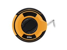 Fita Métrica Redonda De 20 M De Comprimento, Feita Em Aço Carbono Com Revestimento Durável, Ideal Para Reformas Residenciais. Aquaforge