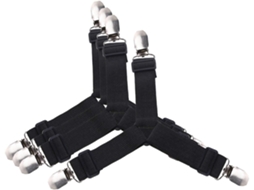 Pacote Com 4 Tiras Para Suporte De Lençóis, Prendedores De Lençóis Ajustáveis ​​triangulares, Grampos De Metal Resistentes Para Cama De Casal, Sofá Ta