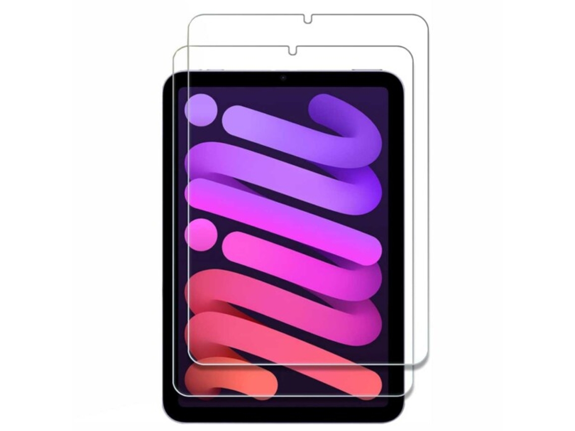 Kit com 2 Protetores de Tela de Cobertura Total para iPad Mini 6 8.3'' Anti-trincas