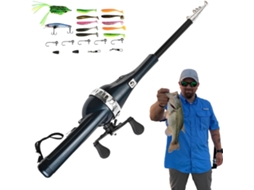 De Pesca Telescópica De Pesca Dobrável Em Liga Metálica Para Água Salgada De Pesca Extensível Gokoco
