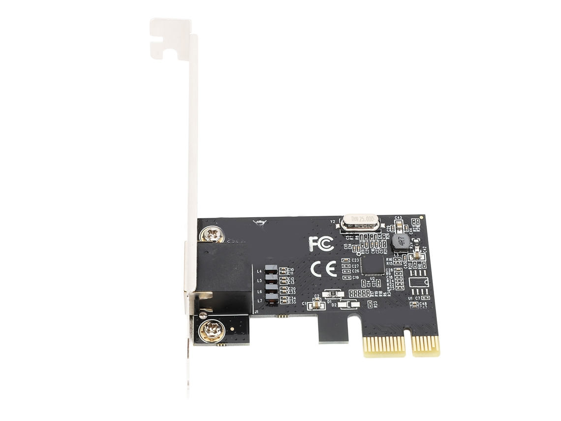 Tarjeta de red PCIe Gigabit Ethernet 10/100/1000 Mbps con RJ45 para sistemas sin disco duro | S/MARCA
