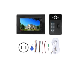 Campainha Inteligente com Impressão Digital Wifi Plug Us 100 240v