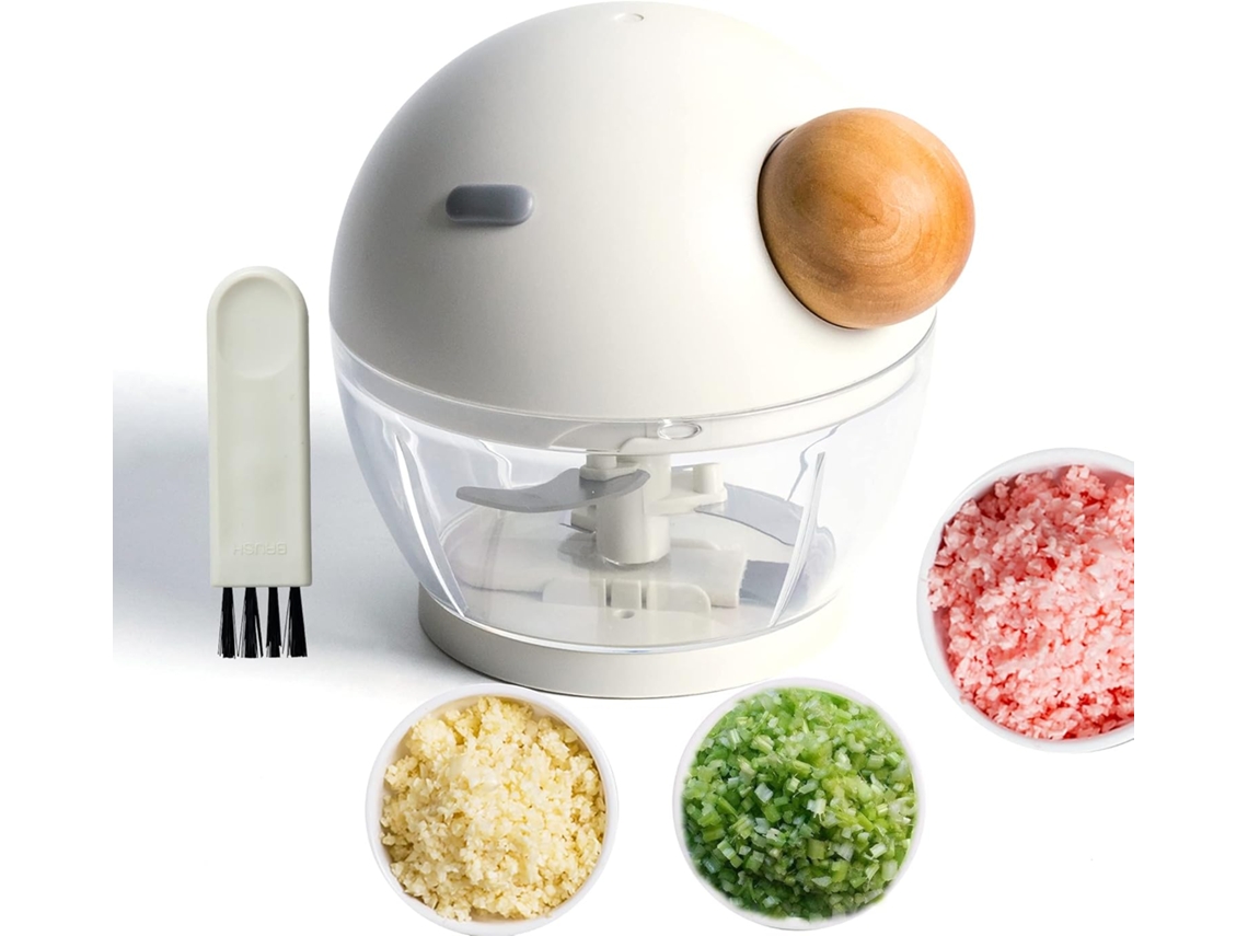 Picador Manual De Alimentos, Picador Manual De Frutas E Vegetais Com 3 Peças Aquaforge