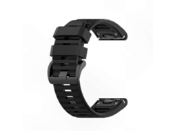 Pulseira De Silicone Resistente De 26 Mm Para Smartwatches Com Gps