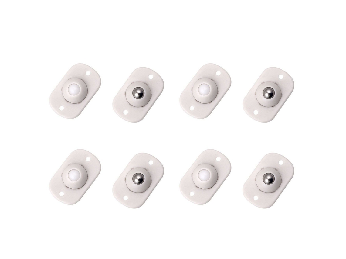 2026 Store 8 Peças Rodas Universal Mini Caster Autoadesivas Silenciosas Sem Furo para Cadeira de Escritório Armário