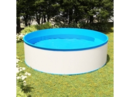 Vidaxl Piscina Splasher 350x90 Cm Branco
