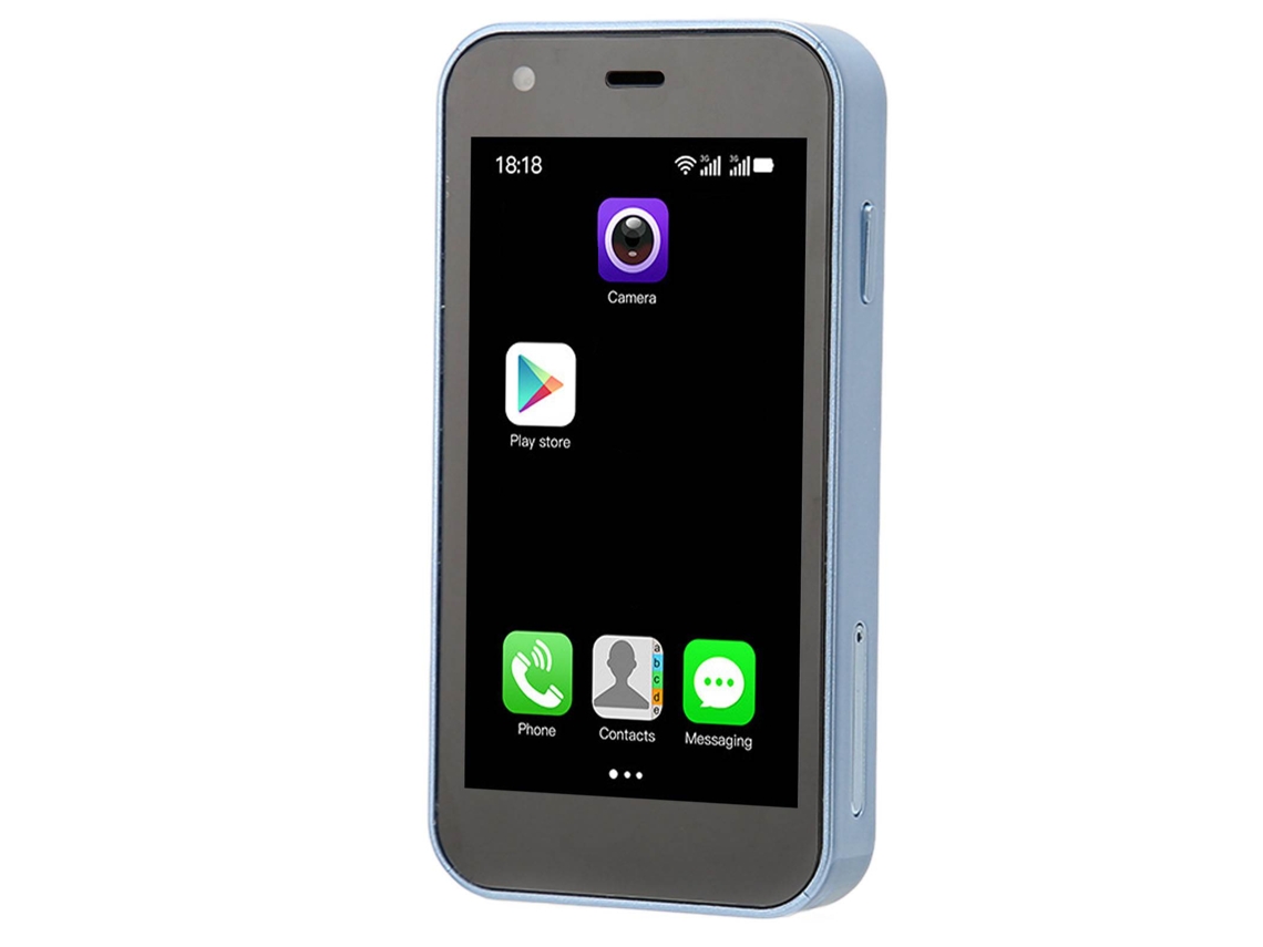 Smartphone Soyes Xs15 Mini 3g 3 Polegadas Wifi 2gb 16gb Vidro 3d Slim Câmera Hd Dual Sim Smartphone Azul
