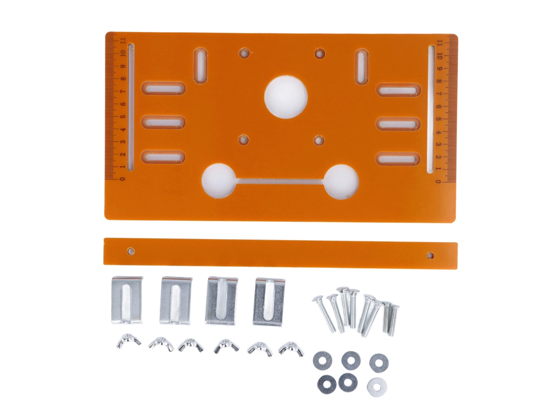 Placa Base Serra Circular 4 Polegadas 28x15cm para Madeira S/MARCA