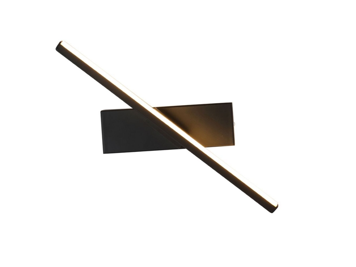 Lâmpada de parede rotativa para quarto, ferro anti corrosão, luz branca simples e elegante | S/MARCA