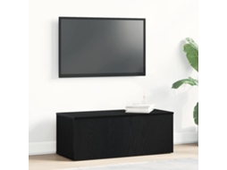 Vidaxl Gabinete Para Tv Carvalho Preto 80x34x30 Cm Madeira Processada