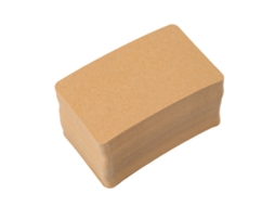 Tarjeta Kraft Gruesa 350gsm 100pcs 9x5.4cm Para Tarjetas De Saludo Diy Invitaciones De Boda Notas Impresionables