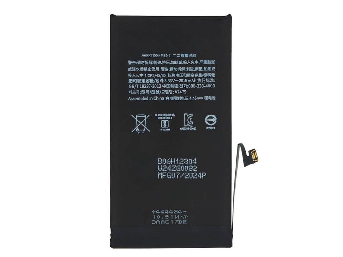 Bateria compatível com iPhone 12 / 12 Pro 2815mAh / Adesivo de alta qualidade (nova)