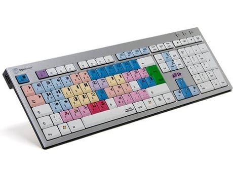 Teclado LOGICKEYBOARD Avid Media Composer (Com Cabo - Layout Alemão - Teclado Numérico)