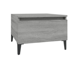 Side Table, Side Tables Vidaxl Cinzeto Madeira Processada (n/a)
