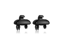 2 Peças Gancho De Suporte Para Quebra-sol Interno Cinza (preto)