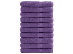 Vidaxl Toalhas De Sauna Premium Solund 10 Pcs 80x200 Cm 600 Gsm Roxo