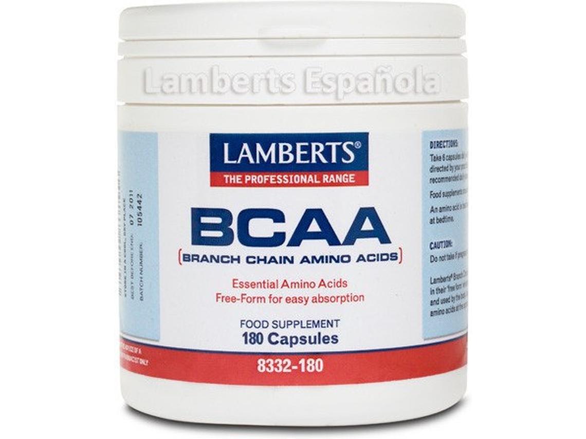 Suplemento Alimentar LAMBERTS Bcaa (180 Cápsulas)